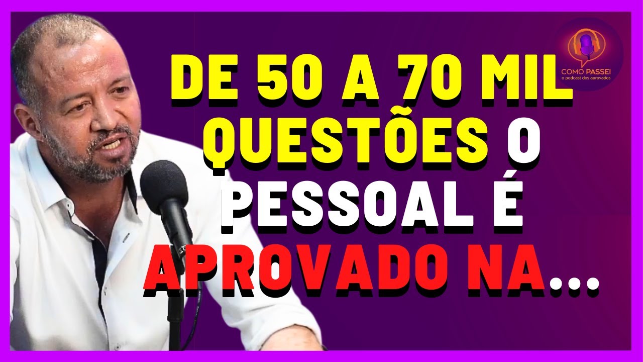 Concurseiro Que Resolve Essa Quantidade de Questões Passa nesse Concurso Público