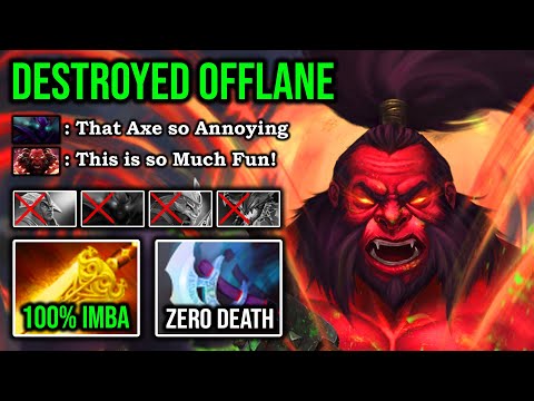 ULTIMATE PRO AXE OFFLANE & CREEP CUTTING GUIDE 100% IMBA Radiance Crazy Burn Counter ALL 8K MMR DotA