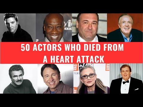 50 Actors Who Tragically Passed Away from Heart Attacks, 50 Celebrities Who Died from Heart Attacks