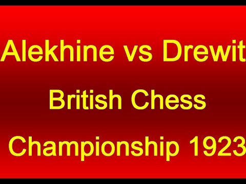 Alekhine vs Drewitt - Portsmouth 1923