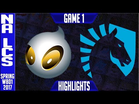 Dignitas vs Team Liquid Game 1 - NA LCS W8D1 Spring 2017 - DIG vs TL G1