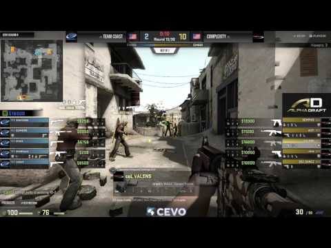 Team Coast vs Complexity Game 1 (CEVO-P CS:GO Season 8) - Misled & Latorr