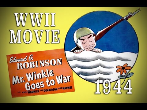 "Mr. Winkle Goes To War" (1944) - Edgar G. Robinson WW2 Comedy/Drama