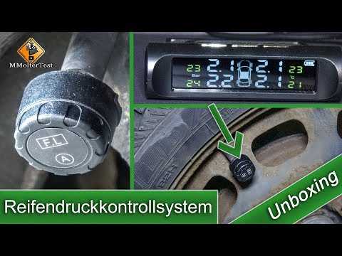 Reifendruckkontrollsystem - Favoto  / Auspacken - Einbauen - Testen