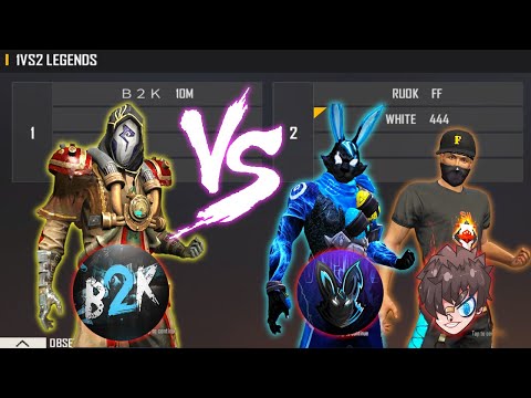 B2K VS RUOK FF WHITE 444 | AWM KING VS 2 HACKER ? - BEST ROOM OF ALL TIME