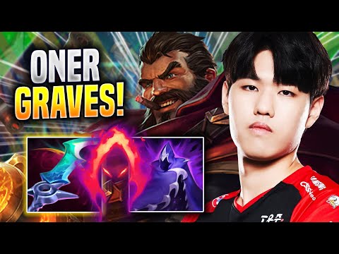 ONER IS A MONSTER WITH GRAVES! - T1 Oner Plays Graves JUNGLE vs Lee Sin! | Season 2023