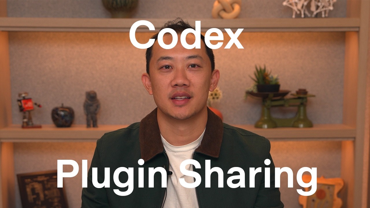 Share Codex plugins with your team - OpenAI Youtube