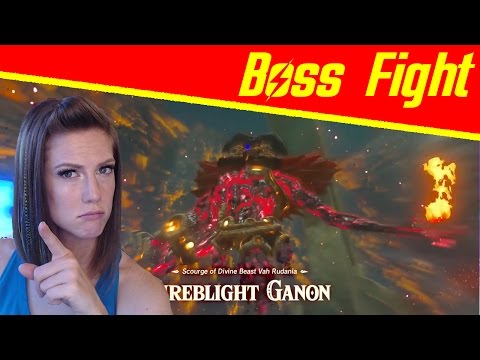 How to Defeat FIREBLIGHT GANON, the BOSS of Divine Beast Van Rudania | Zelda: Breath of the Wild