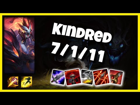 KOREAN Challenger Kindred JUNGLE (7/1/11) vs GRAVES Gameplay Replay - Patch 10.19