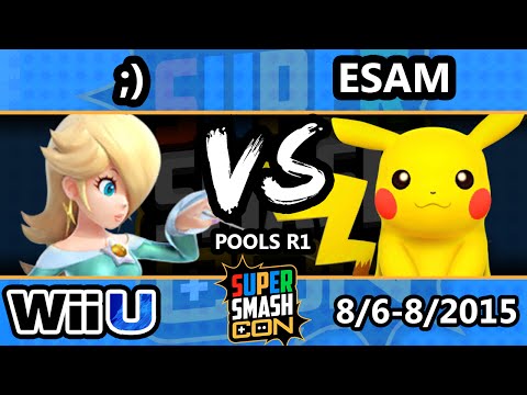 SSC - ;) (Rosalina, ZSS) Vs PG | Esam (Pikachu) SSB4 Pools - Smash Wii U - Smash 4