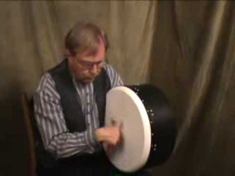 Roosebeck BTD6B 16x7" Single Bar Tuneable Sheesham Bodhran, Black. New with Full Warranty! image 4