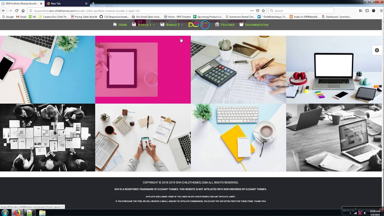 Divi Portfolio Module Bundle 2 (Template 11-20)