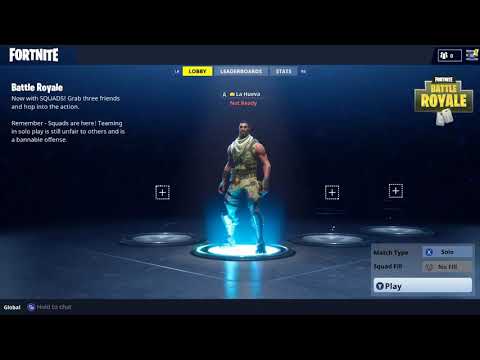 Primera partida de hueva en fortnite 2017 ;D