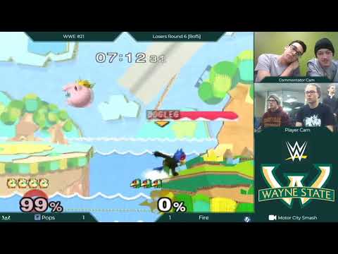 WWE 21 - Fire (Jigglypuff) vs Pops (Falco) (LR6)