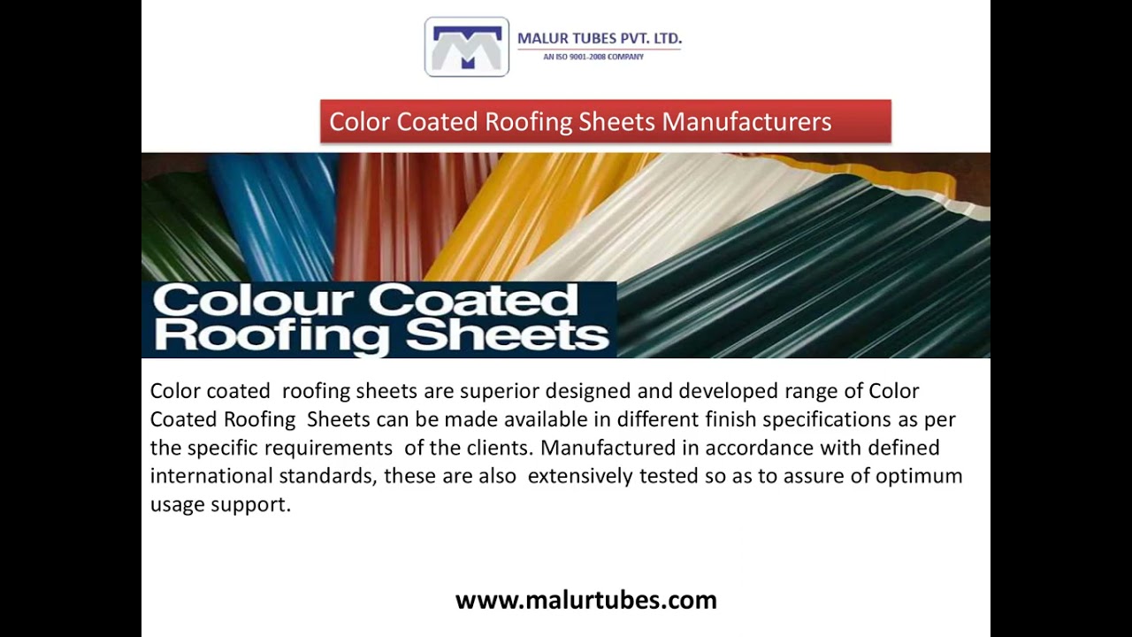 Color Coated Roofing Sheets Manufacturers in Bangalore