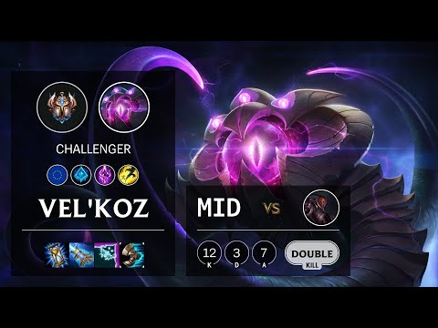 Vel'Koz Mid vs Lucian - EUW Challenger Patch 10.16