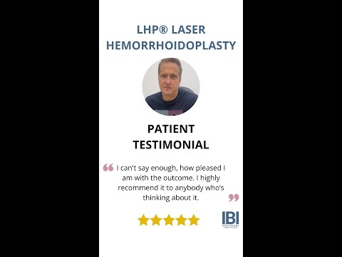 LHP® Laser Hemorrhoidoplasty Treatment | Advanced Hemorrhoids Center |  Patient Testimonial