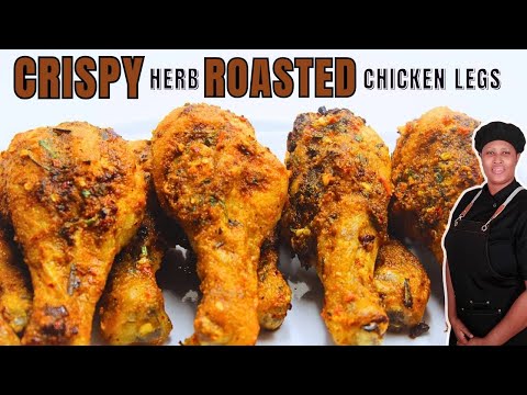 QUICK: Crispy Herb Roasted Chicken Legs - Easy Recipe