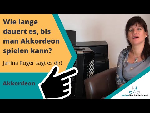 Wie lange dauert es bis man Akkordeon spielen kann?