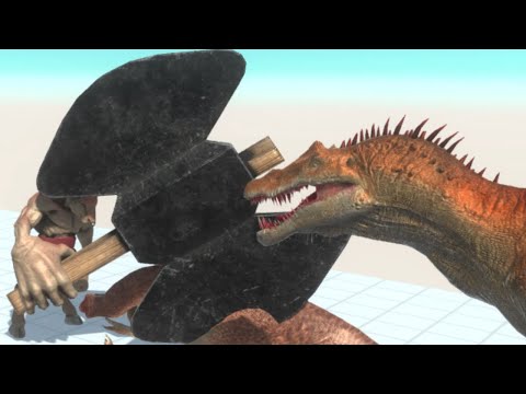 BIG AXE MINOTAUR DEATH RUN - Animal Revolt Battle Simulator