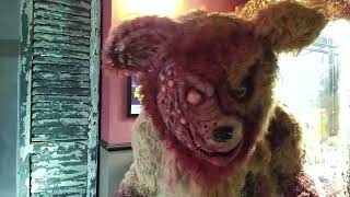 HORROR THEMED PIZZA SHOP IN LAS VEGAS!! | Michael Myers Visits Sliced Pizza |