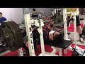 ベン弱民涙の140キロ到達 ベンチプレス140キロ