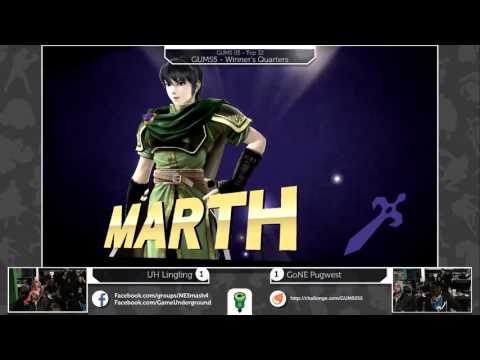 GUMS05 Singles (Winner's Quarters) - UH Lingling (Peach) vs GoNE Pugwest (Marth)