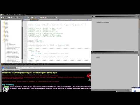 Z80 Assembly Lesson M8 - Keyboard processing and redefinable game control input