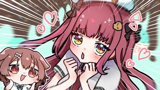 【手描き】チョコミントもあなたもそこまで好きじゃないマリンたん【宝鐘マリン/戌神ころね/ホロライブ】