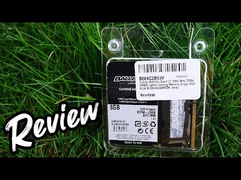 16GB Crucial Ballistix Sport LT 2666 MHz DDR4 LAPTOP Review & Unboxing!