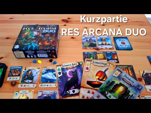 Kurzpartie/How to play RES ARCANA DUO // #brettspielvibes
