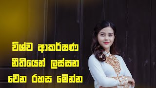 Law of attraction | විශ්ව ආකර්ෂණ නීතියෙන් ලස්සන වෙන රහස මෙන්න