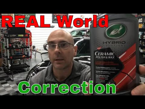 Here is Some REAL WORLD Work By Turtle Wax Hybrid Solutions Ceramic Polish And Wax!!