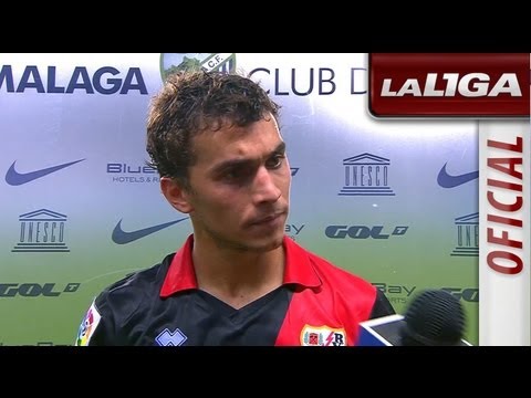 Entrevista a Sebastián Fernández tras el Málaga CF (5-0) Rayo Vallecano - HD