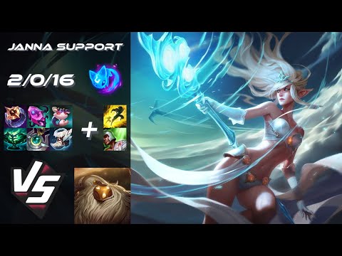 SUPPORT Janna vs Bard - EU Master Patch 14.19