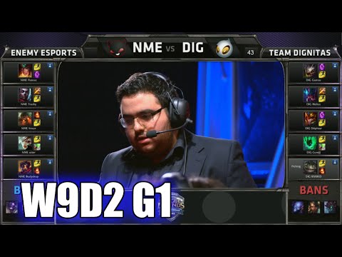 Enemy eSports vs Dignitas | S5 NA LCS Summer 2015 Week 9 Day 2 | NME vs DIG W9D2 G1