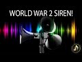 World War 2 Air Raid Siren 