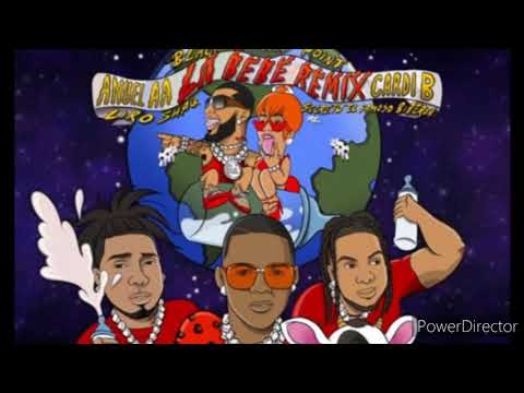 Anuel aa, Cardi b, Black Jonas point, Secreto y Liro Shaq - La Bebe Remix