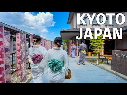 【4K】Kyoto, Arashiyama walk tour in Summer 2022