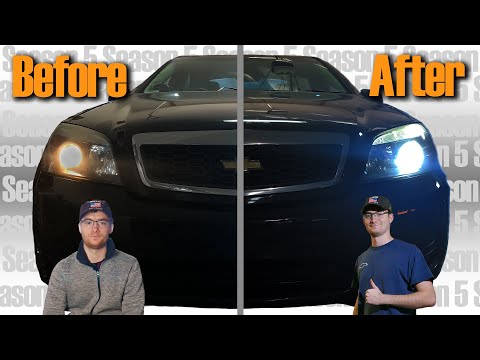 How to install LED headlights in Caprice PPV!