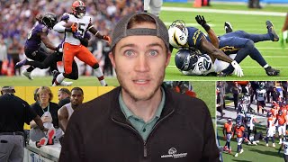 Breece Hall's ACL tear, J.K. Dobbins knee surgery, and high ankle sprains for 2 (Williams/Njoku)