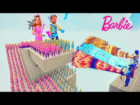 50x BARBIE + 50x KEN vs EVERY GOD - Totally Accurate Battle Simulator TABS
