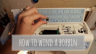 How To Wind A Bobbin | Janome MyExcel 18W