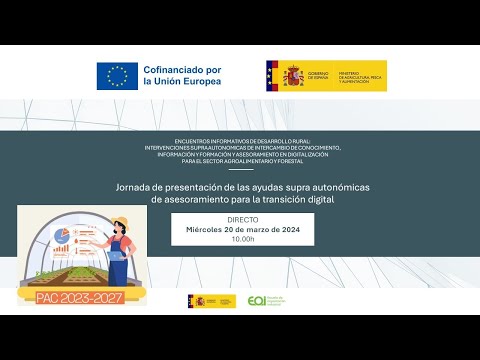 Fotograma del vídeo: Jornada de presentación de las ayudas supra autonómicas de asesoramiento para la transición digital