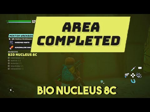Bio Nucleus 8C 100% Area Complete All Superb Loot & Bioblob Container Locations - Biomutant