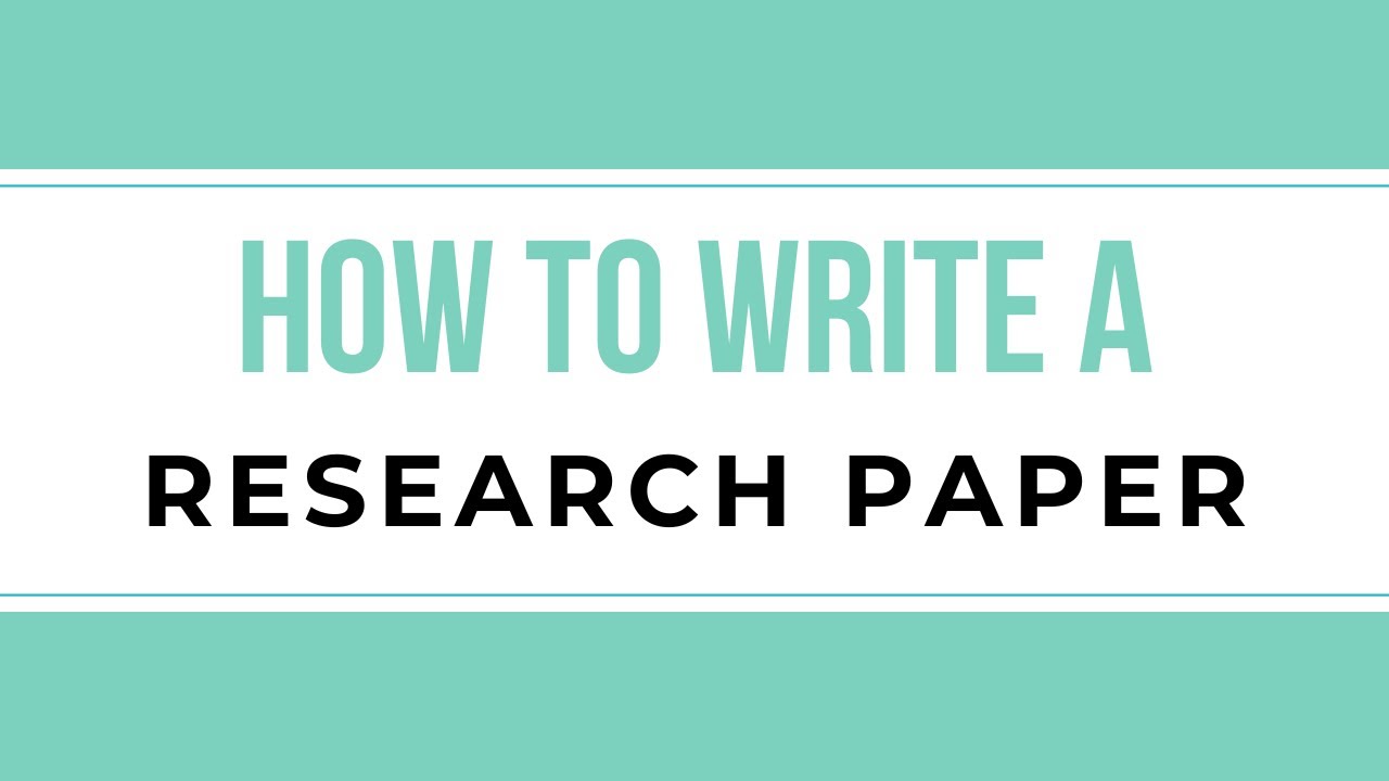 How to Outline and Write a Research Paper: A Step-by-Step Guide