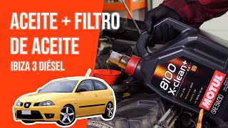 Youtube thumbnail of video "Cambio de aceite y de filtro de aceite IBIZA 3 1.4 TDI 🛢"