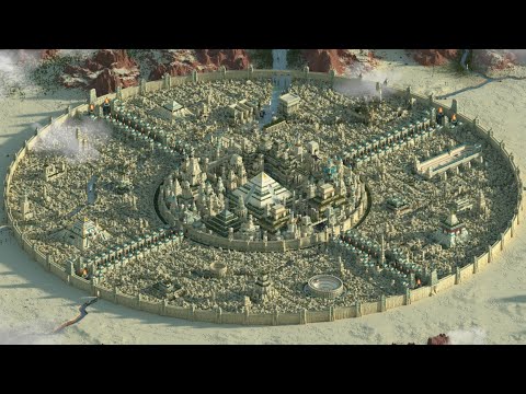 (1 Year/ 2000 Hours Minecraft Timelapse)  Osirion (4K/60fps)