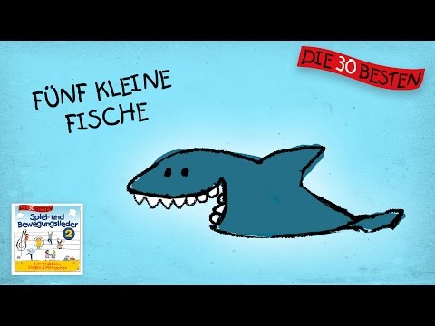 Fünf kleine Fische - Die besten Spiel - und Bewegungslieder || Kinderlieder