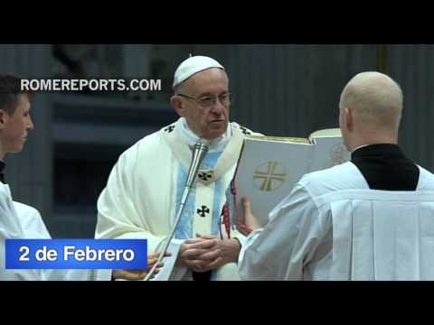 Agenda del Papa: Preside una misa para religiosos por el día de la Vida Consagrada